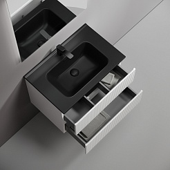 Sancos Тумба с раковиной Snob T 70 bianco раковина Element 71 CN7007MB – фотография-2