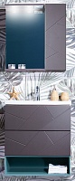 Бриклаер Мебель для ванной Кристалл 60 со шкафчиком