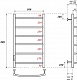 Point Полотенцесушитель электрический П6 500x800 PN04758 хром – картинка-6