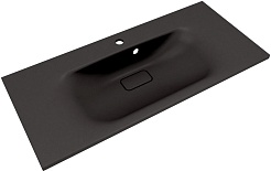 Style Line Раковина мебельная кварцевая Фортуна 100х45 антрацит – фотография-1