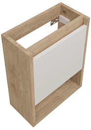 Teymi Тумба под раковину Nura 37 подвесная дуб/белый – фотография-1