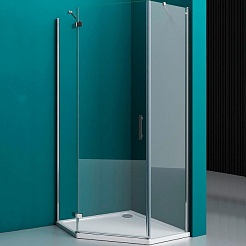 BelBagno Душевой уголок Kraft 90/90 KRAFT-P-1-90-C-Cr-L стекло прозрачное – фотография-1
