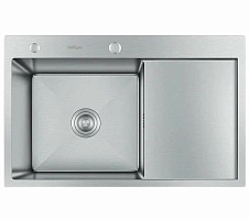 Hoffger Мойка для кухни 7850L Satin левая чаша
