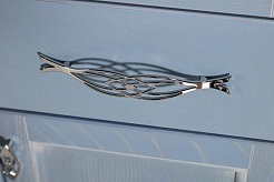 ASB-Woodline Тумба под раковину Модерн 85 рошфор/патина серебро – фотография-3