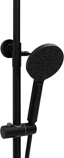 Allen Brau Душевая стойка Eclipse 5.E1006-31 черный матовый – фотография-4