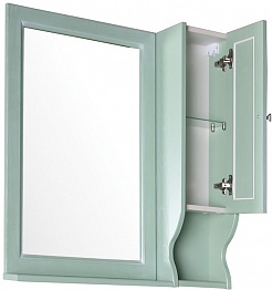 ASB-Woodline Зеркало для ванной Гранда 60 verde фисташка – фотография-4