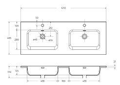 BelBagno Тумба с раковиной Kraft 120-2 подвесная Еловый матовый с раковиной BB1200-2-ETL – фотография-3