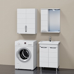 СанТа Тумба с раковиной Родос 60 белая – фотография-9