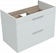 Aquanet Мебель для ванной Ирис New 80 2 ящика подвесная белая глянцевая – фотография-21