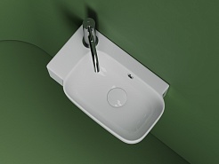 Ceramicanova Раковина Element 40/24 CN6074R белая – фотография-2