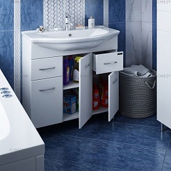 СанТа Тумба для умывальника Эльбрус 80 – фотография-2