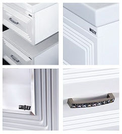 Misty Пенал для ванной Европа 40 белый L – фотография-3