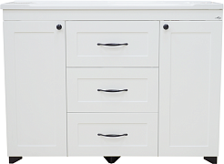 Misty Тумба под раковину Дуэт 120 белая – фотография-1