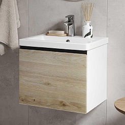 Vigo Тумба под раковину Cross 500-0-1 подвесная дуб давос натуральный – фотография-4