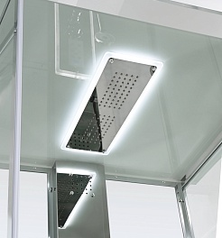 Avacan Душевая кабина 100/100 Z1910LED прозрачная – фотография-13