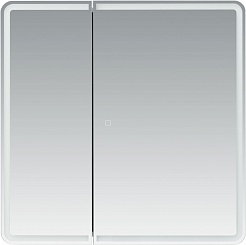 Aquanet Зеркальный шкаф Оптима 80 белый – фотография-2