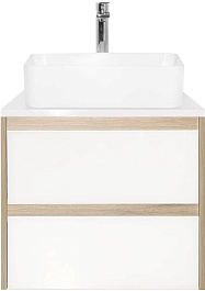 Style Line Тумба с раковиной Монако 60 Plus ориноко/бел. лакобель – фотография-1