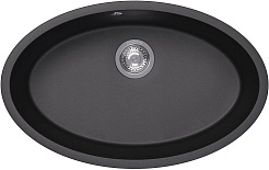 Florentina Мойка кухонная Вега Овал 770 антрацит – фотография-1