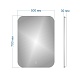 Teymi Зеркало Solli Oreol 50/70 LED сенсор T20222S – фотография-14