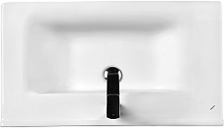 Акватон Тумба с раковиной Рене 80 белая/грецкий орех – фотография-11