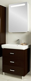 Акватон Мебель для ванной "Америна 70 М" коричневая R – фотография-1