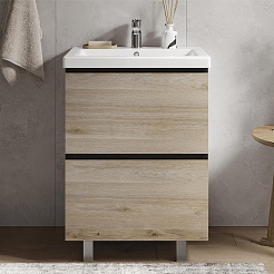 Vigo Мебель для ванной Cross 600-0-2 дуб давос натуральный – фотография-5