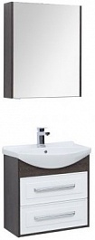 Aquanet Мебель для ванной Остин 65 белая/дуб кантербери – фотография-1