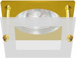 Feron Встраиваемый светильник BS3159-P2-12 золото – фотография-1