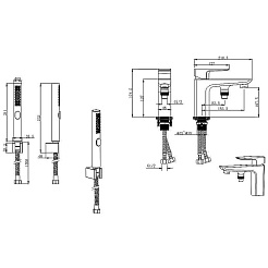 Aquatek Смеситель на борт ванны Вега AQ1044CR хром – фотография-4