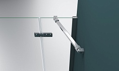 BelBagno Душевой уголок Kraft 90/100 KRAFT-AH-12-90/100-C-Cr-L стекло прозрачное – фотография-5