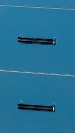 Misty Тумба с раковиной Джулия QVATRO 105 конус, 3 ящика, синяя	 – фотография-5