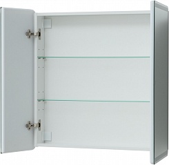 Aquanet Зеркальный шкаф Оптима 80 белый – фотография-6