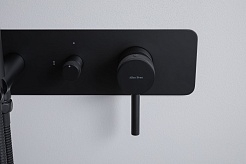 Allen Brau Смеситель для ванны Priority 5.31A05-31 (с внутренней частью) черный матовый – фотография-2