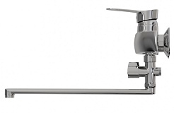 Mixline Смеситель для ванны и раковины 40k ML03-02 хром – фотография-3