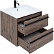 Aquanet Мебель для ванной Lino 60 подвесная дуб веллингтон – картинка-18