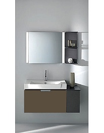 Jacob Delafon Тумба с раковиной Reve 80 коричневая, 1 ящик – фотография-2