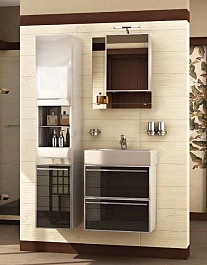  Пенал для ванной "Ginza" черный – фотография-2