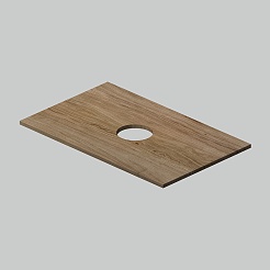 Am.Pm Столешница Func 80x50 темное дерево – фотография-2