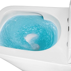 Azario Унитаз-моноблок Avanti AZ-6203 безободковый с бачком с сиденьем микролифт белый – фотография-15