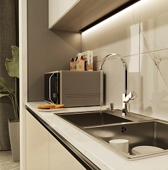 Mixline Смеситель для кухни 25k ML27-032 "Primo" хром – фотография-4