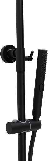 Allen Brau Душевая стойка Infinity 5.21032-31 черный матовый – фотография-4