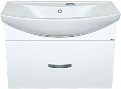 Misty Тумба для умывальника Балтика 80 с 1 ящиком, подвесная – фотография-1