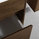 Vincea Тумба с черной кварцевой раковиной Chiara 60 подвесная дуб табак – фотография-14