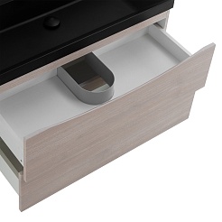 BelBagno Тумба с раковиной Marino 80 подвесная Rovere Grigio с раковиной 80/45 ART-AST-NERO – фотография-6
