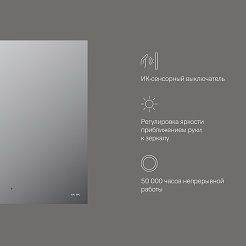 Am.Pm Зеркало X-Joy 65 с подсветкой – фотография-8