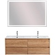 BelBagno Тумба с раковиной Kraft 140 подвесная 4 ящика Rovere Nebrasca Nature двойная раковина – картинка-17