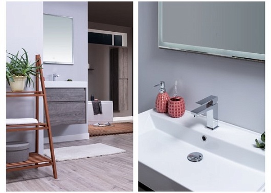 Aquanet Мебель для ванной Nova Lite 100 2 ящика, дуб рошелье – картинка-3