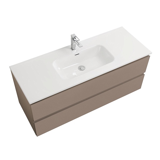 BelBagno Тумба с раковиной Kraft 120 подвесная Бежевый матовый – картинка-5