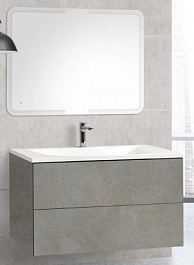 Cezares Мебель для ванной Premier-HPL  EST 100 Cemento Struttura, TCH – фотография-1