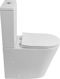 BelBagno Чаша унитаза Flay-r BB2149CPR/SC с сиденьем – фотография-6